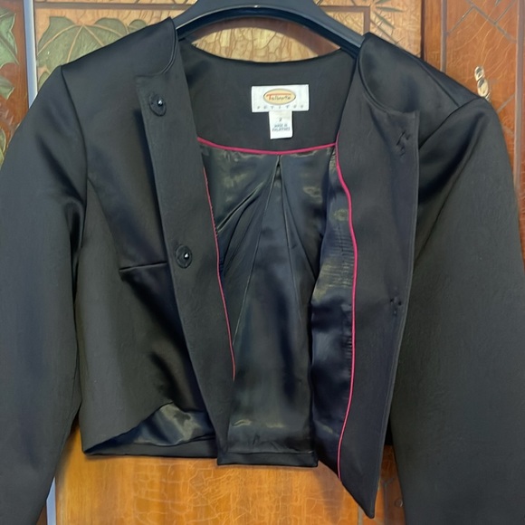 Talbots formal black shrug blazer - Picture 3 of 5